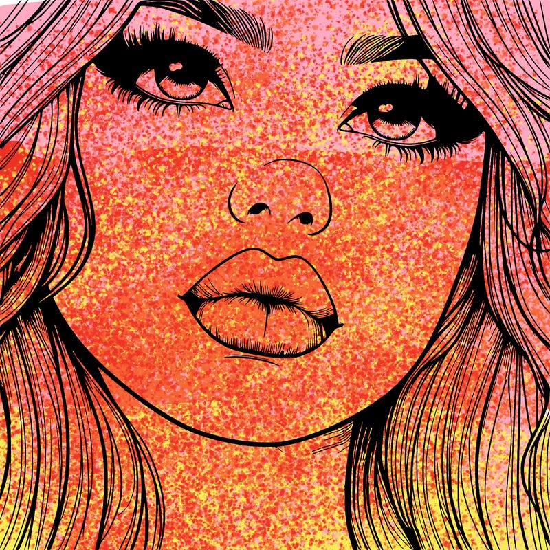 really realistic girl with lips