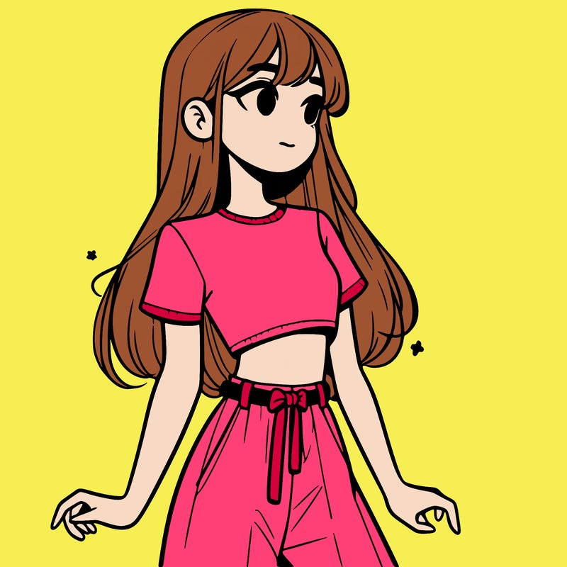 girl in a cute crop top