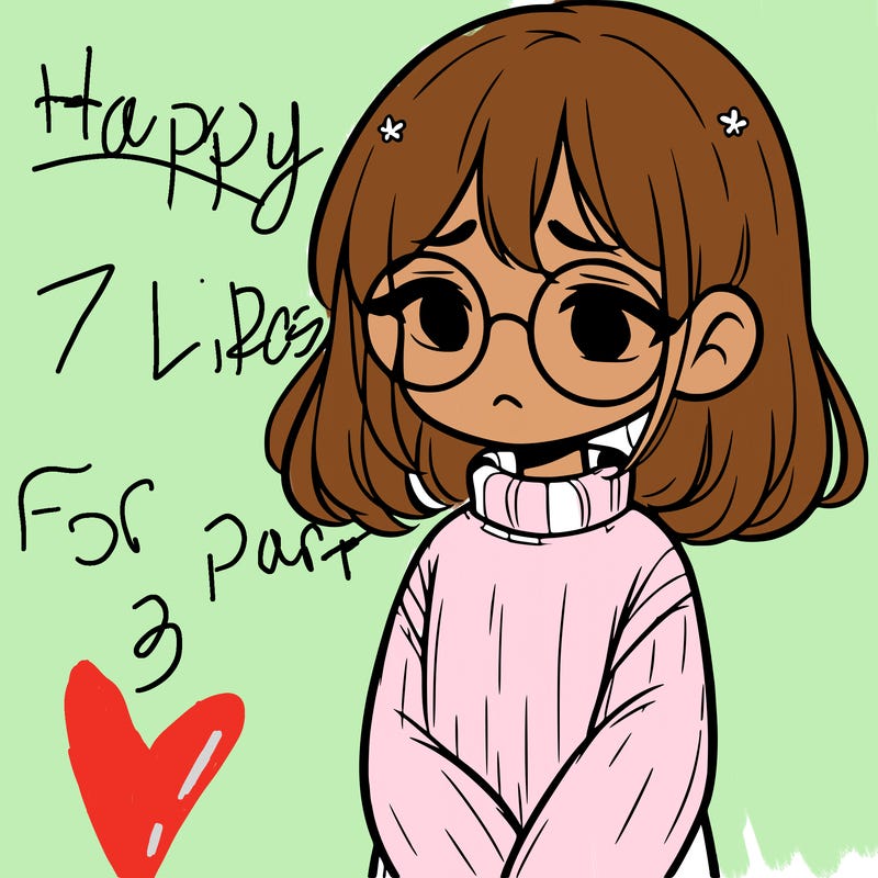 sad girl with glasses in a sweater