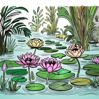 monet's water lilies