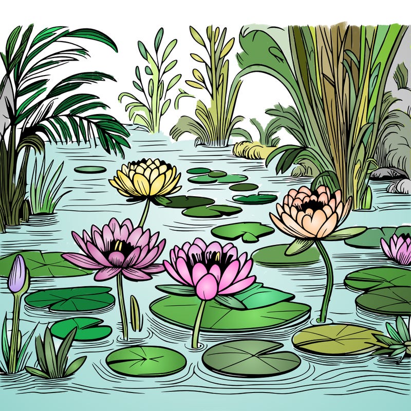 monet's water lilies