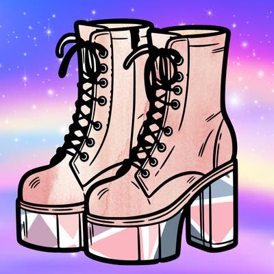 boots with a heel bottom