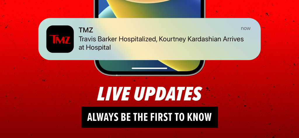 TMZ - TMZ app breaking news push notification alert for celebrity live updates