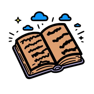 simple open book