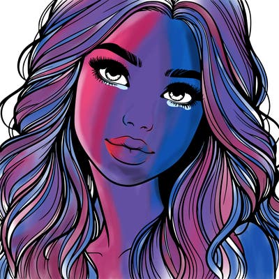 beautiful realistic girl