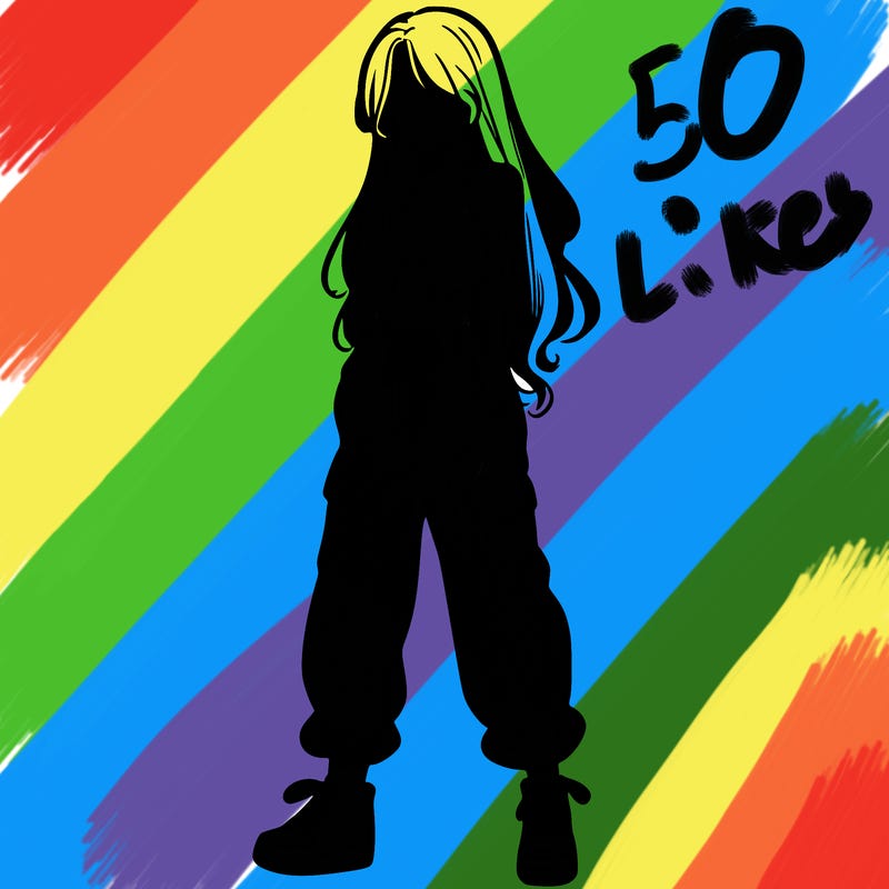 girl in baggy pants crop top and long hair