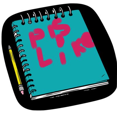 a blank sketch pad