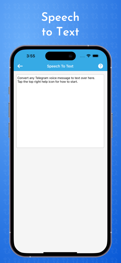Dual Chat - for Telegram Web - Speech to Text feature interface for converting Telegram voice messages