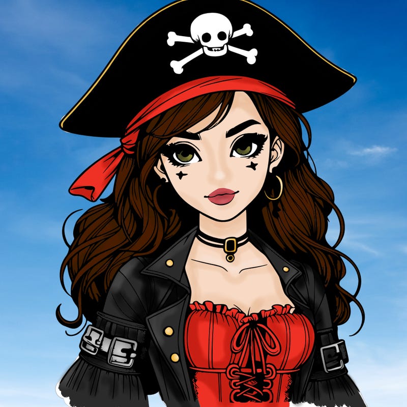 realistic pirate girl