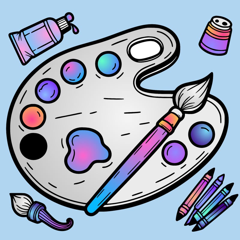 artist paint palette