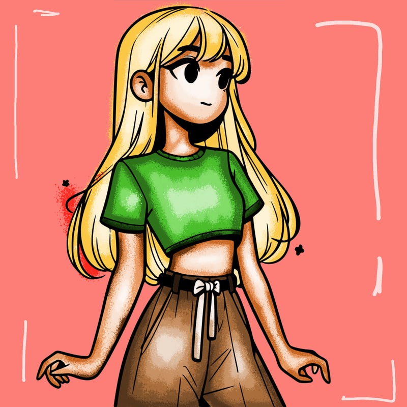 girl in a cute crop top