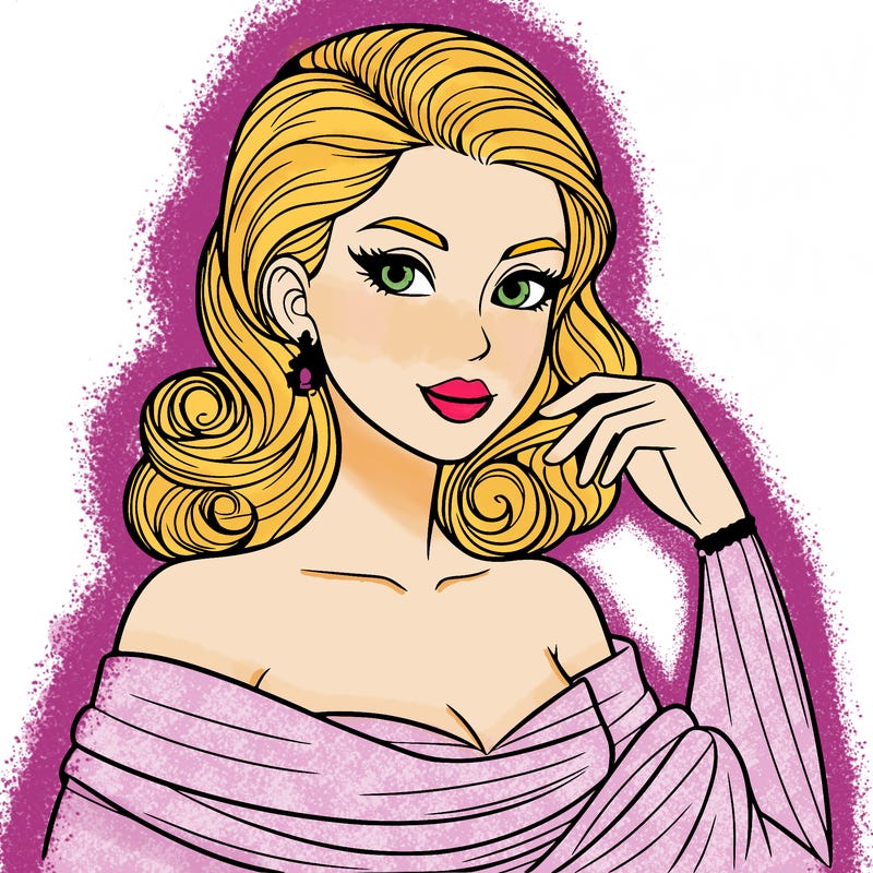 an elegant woman