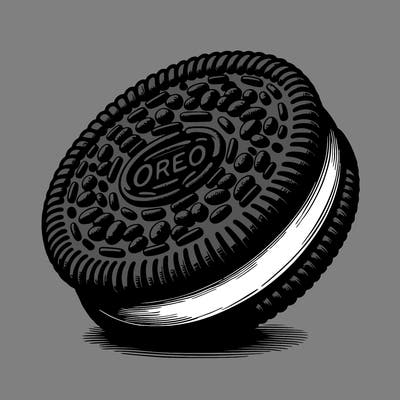 realistic oreo