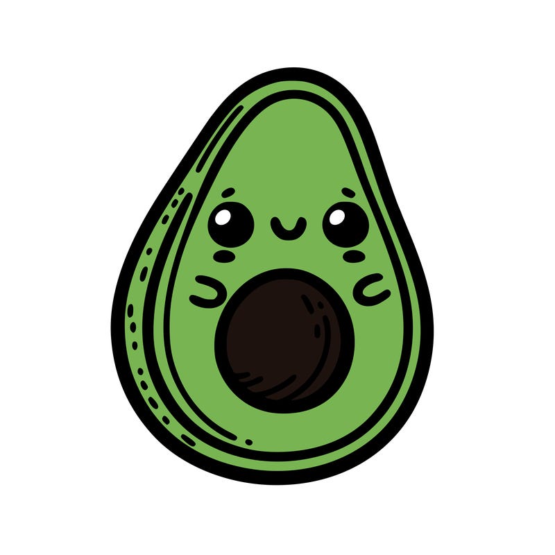 cute avocado
