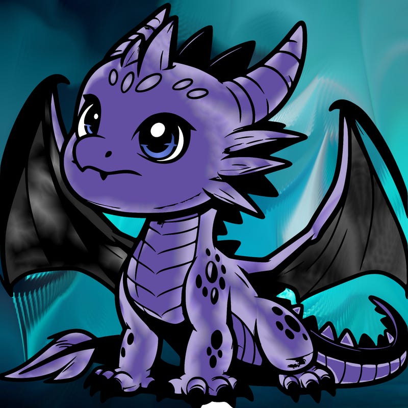 fierce baby night dragon