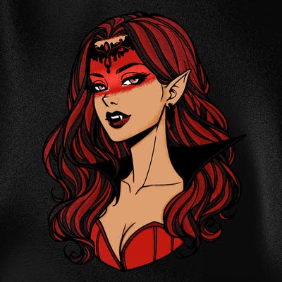 realistic vampire queen