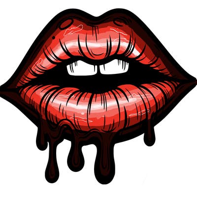 lips that look realistic and drip