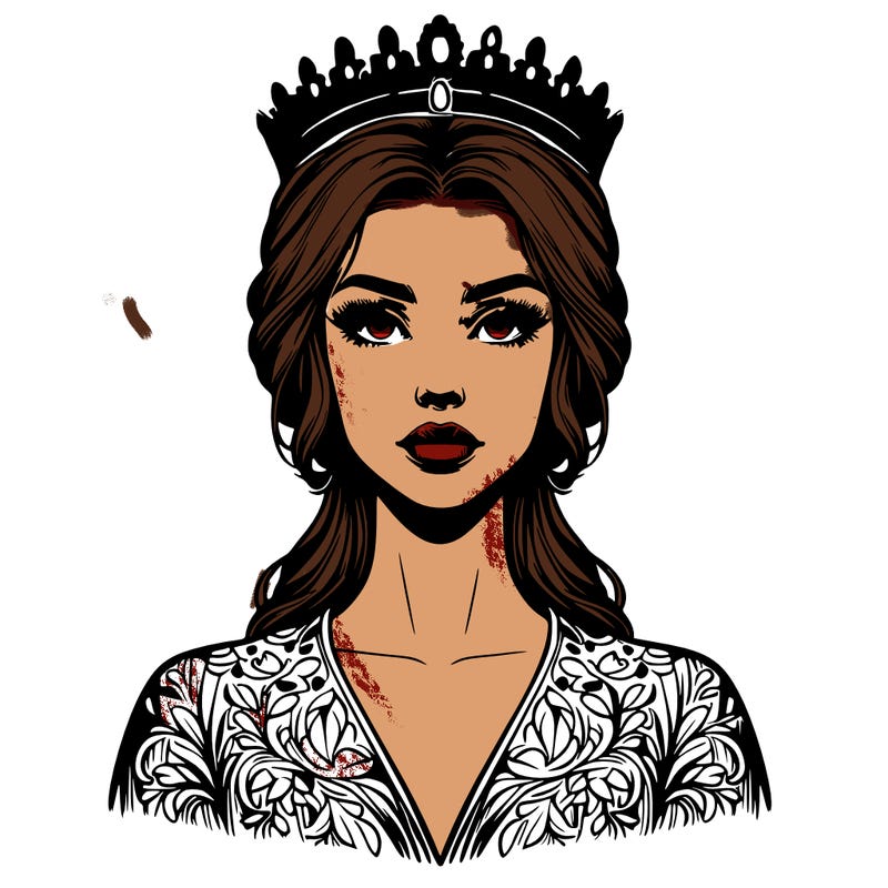 realistic beautiful queen