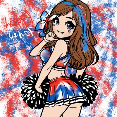 realistic cheerleader