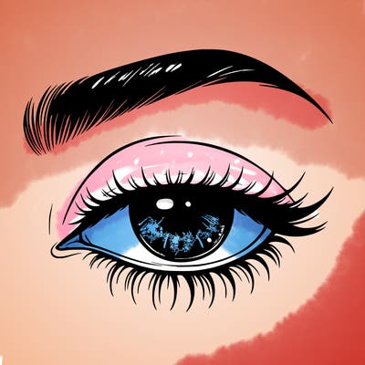 eye closed realistic