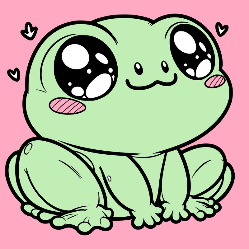 cute frog person realistic