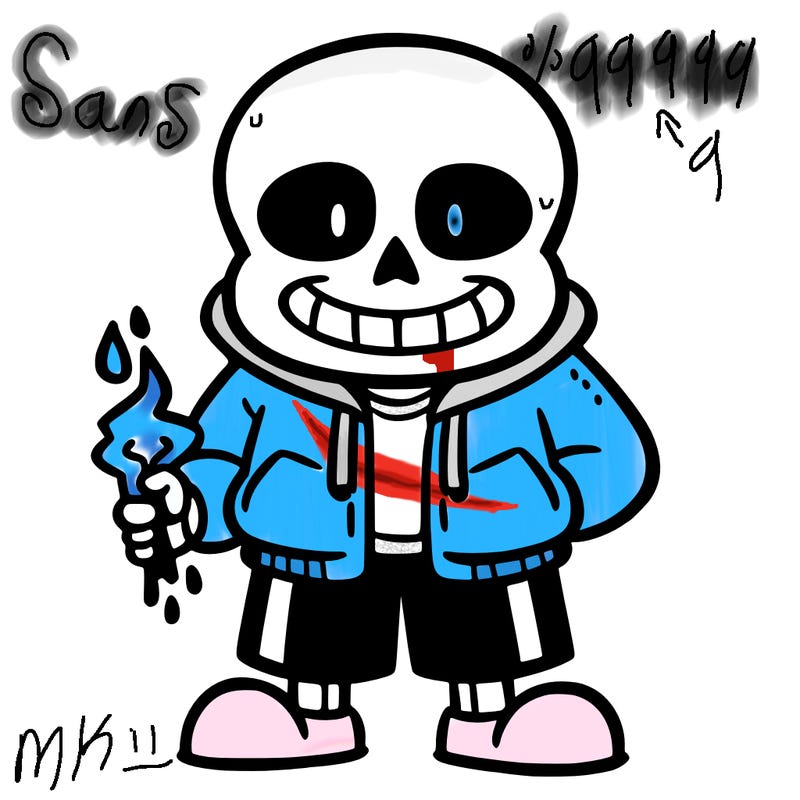 sans undertale scary