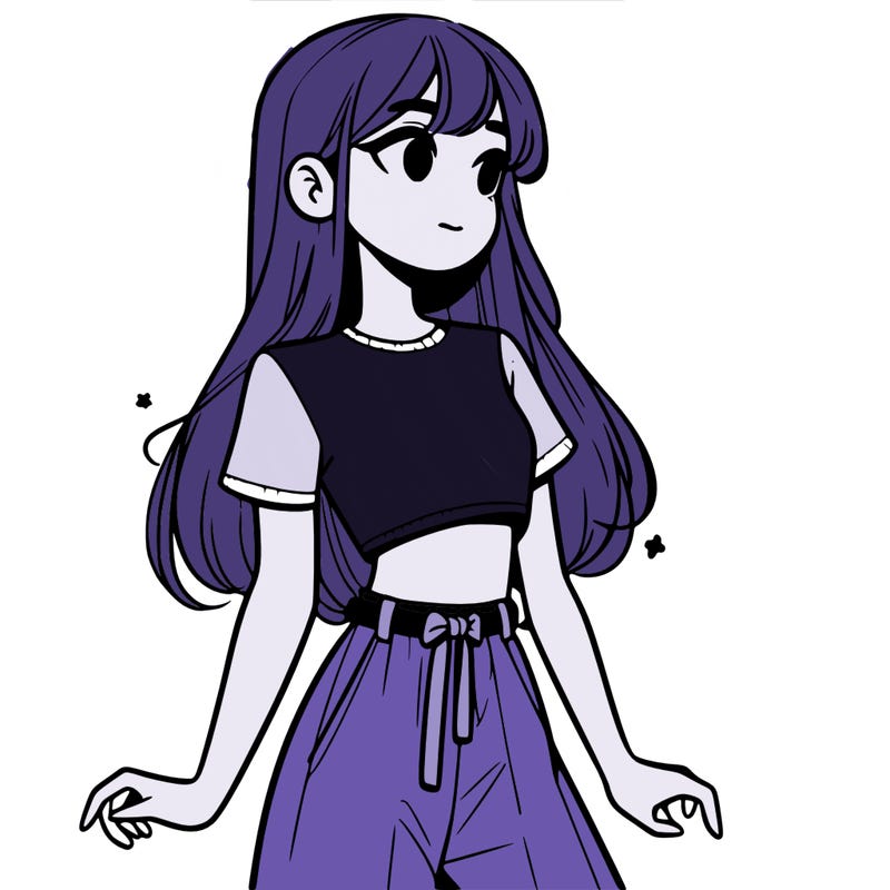 girl in a cute crop top