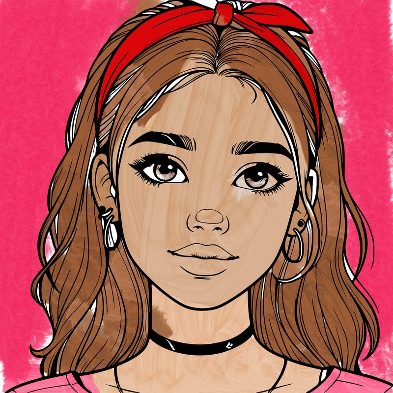 realistic teenage girl