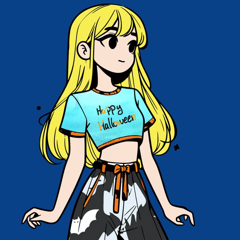 girl in a cute crop top