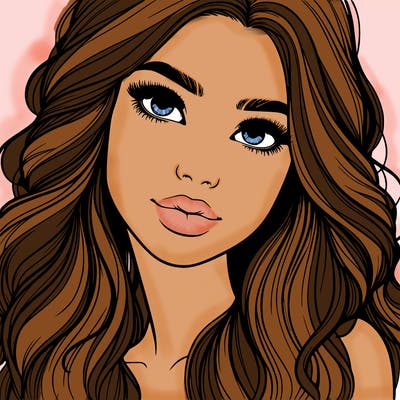 beautiful realistic girl