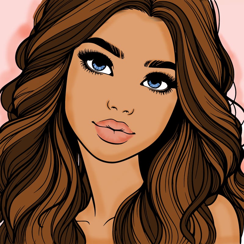 beautiful realistic girl