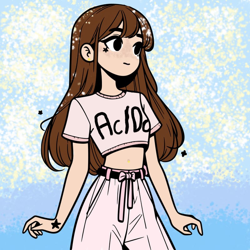 girl in a cute crop top