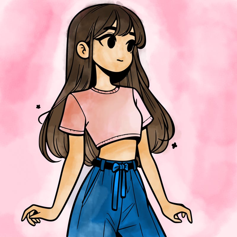 girl in a cute crop top