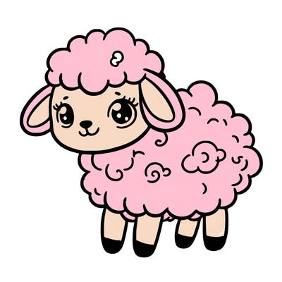 pink lamb