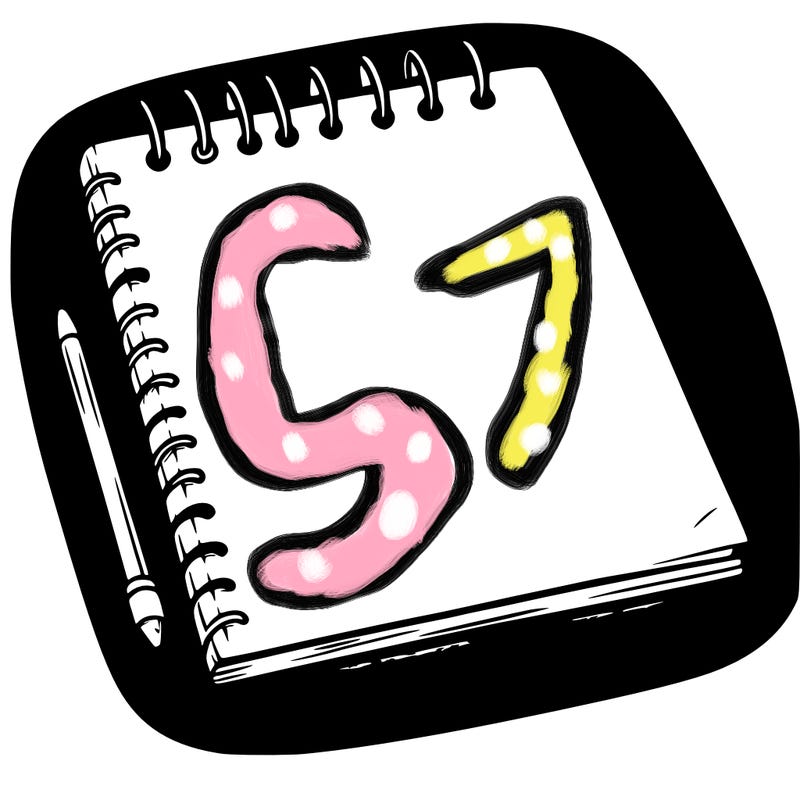 a blank sketch pad