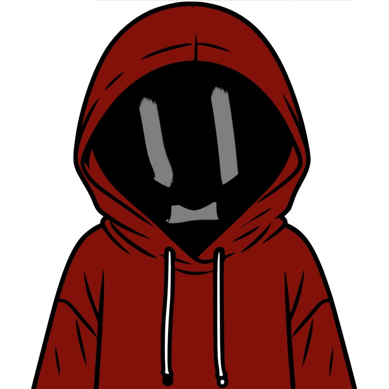 faceless girl in hoodie