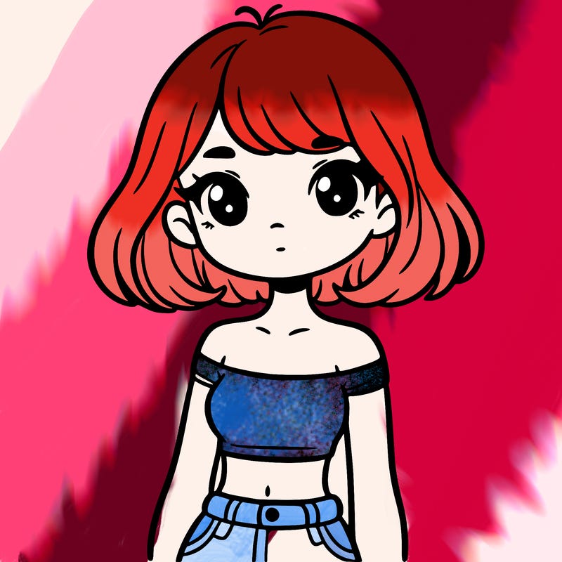 girl in a cute crop top