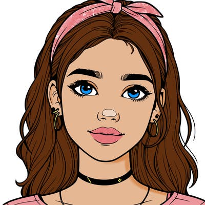 realistic teenage girl