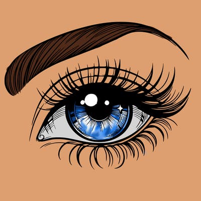 a beautiful eye
