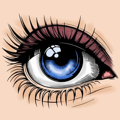 realistic eye