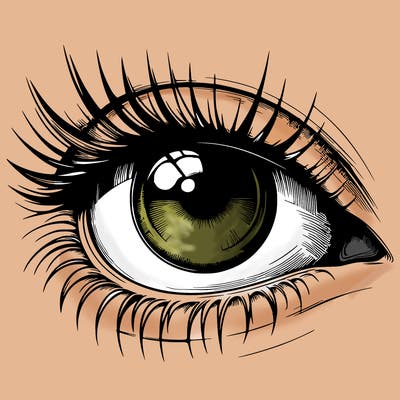 realistic eye