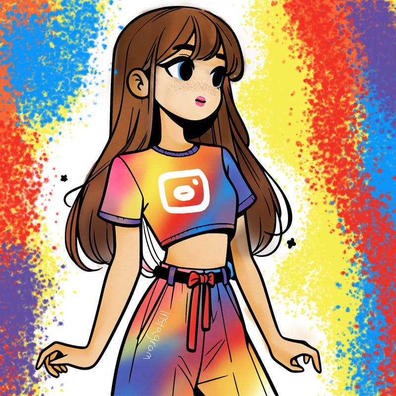 girl in a cute crop top