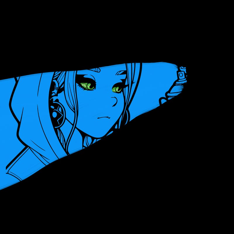 a realistic girl, spray painting