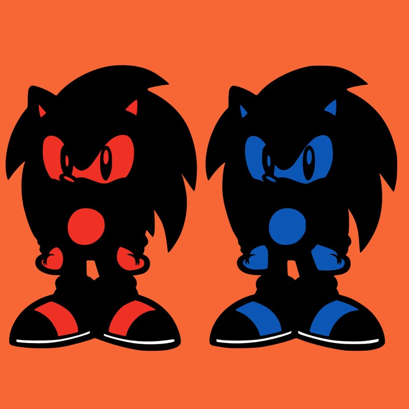 shadow the hedgehog and sonic the hedgehog