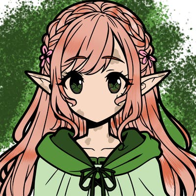elf anime girl