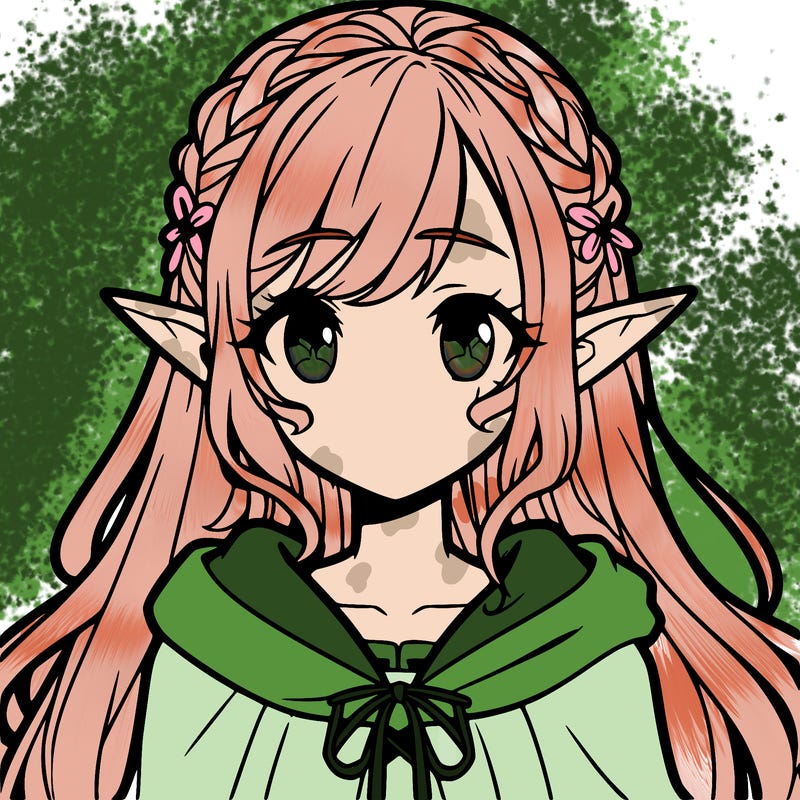 elf anime girl