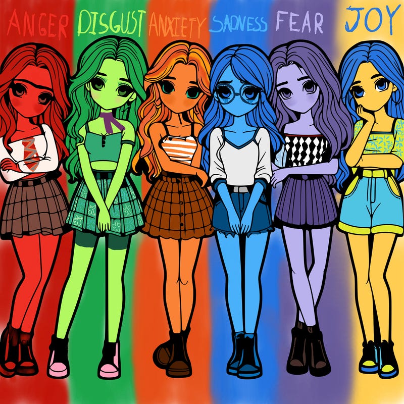 a group of girls realistic