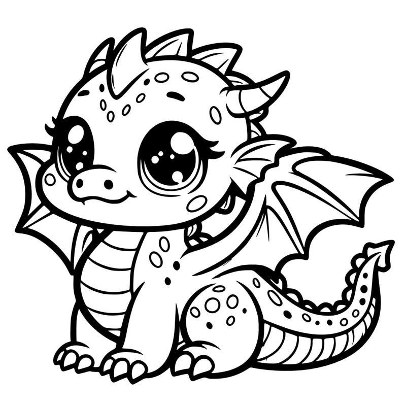 cute baby dragon