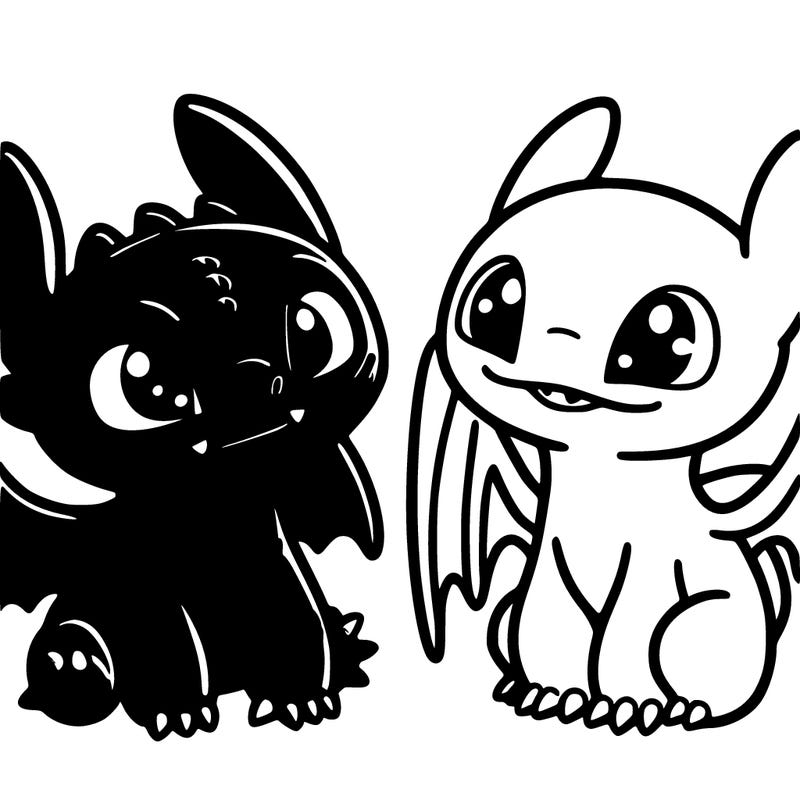 toothless and light fruy
