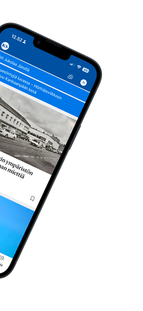 Kankaanpään Seutu - Kankaanpaan Seutu Finnish local news application interface